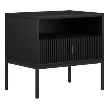 Κομοδίνο SUE, μαύρο