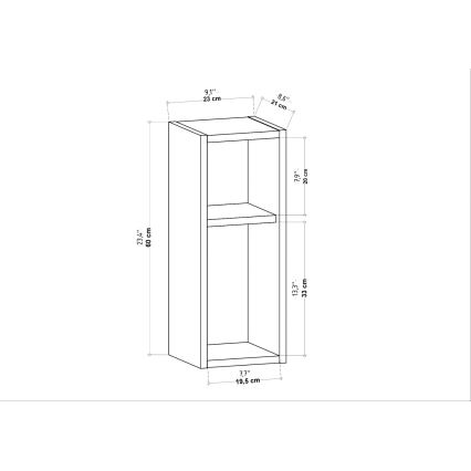 Κομοδίνο TILMO από δρυς