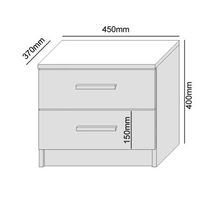 Κομοδίνο TOD, δρυς Wotan