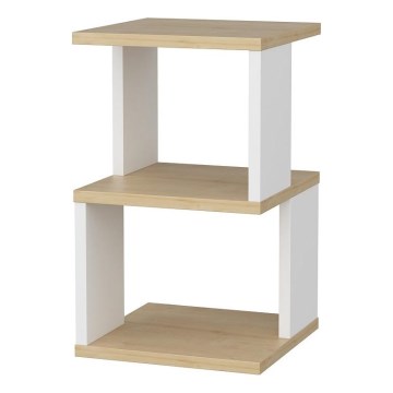 Κομοδίνο ZUNA δρυς/λευκό