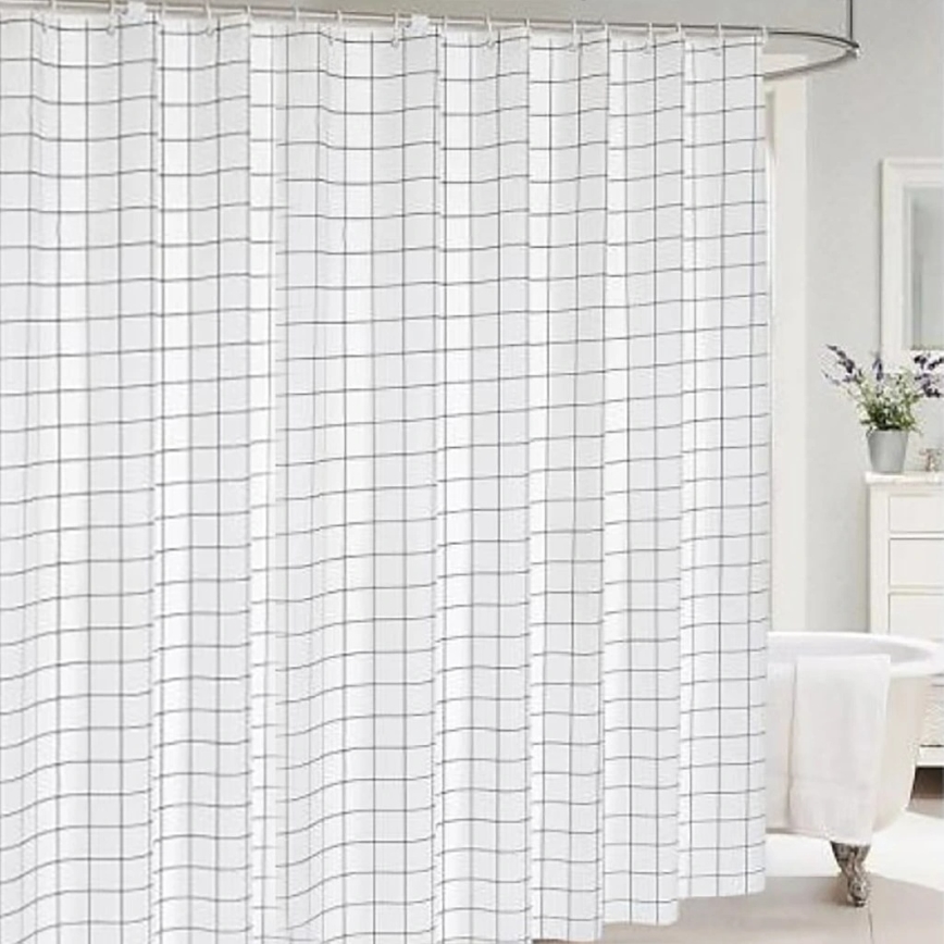 Κουρτίνα ντους TORO EASY 178x199 εκ. λευκό/μαύρο