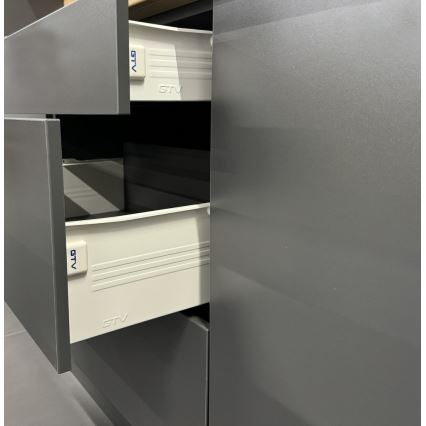 Κουζίνα ELISE 180 cm, γραφίτης