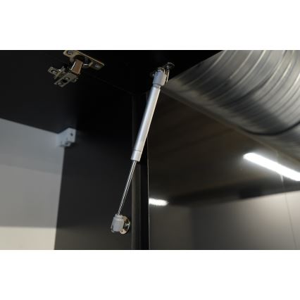 Κουζίνα MARINA 180 εκ. δρυς craft/γυαλιστερό μαύρο