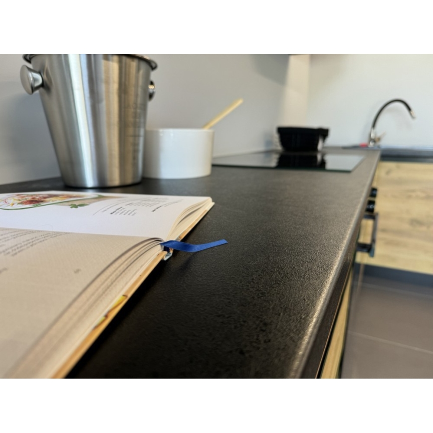 Κουζίνα MARINA 240 cm, απόχρωση δρυς Craft