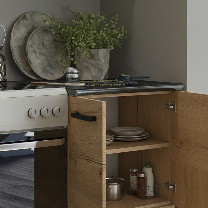 Κουζίνα ROSALIA 240 cm, Δρυς Craft