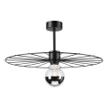 Κρεμαστό φωτιστικό MONTANA 1xE27/15W/230V διάμετρος 45 cm μαύρο