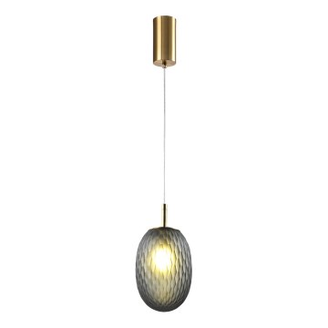 Κρεμαστό φωτιστικό οροφής 1xE14/25W/230V γκρι διάμετρος 15 cm