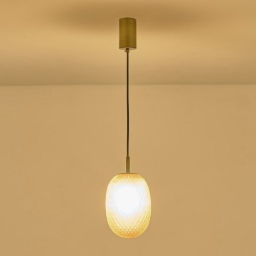 Κρεμαστό φωτιστικό οροφής 1xE14/25W/230V λευκό διάμετρος 15 cm
