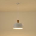 Κρεμαστό φωτιστικό οροφής 1xE27/15W/230V λευκό διάμετρος 27 cm