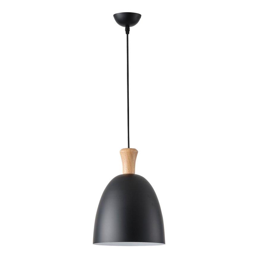 Κρεμαστό φωτιστικό οροφής 1xE27/15W/230V μαύρο διάμετρος 23 cm