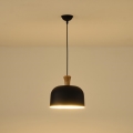 Κρεμαστό φωτιστικό οροφής 1xE27/15W/230V μαύρο διάμετρος 27 cm