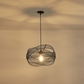 Κρεμαστό φωτιστικό οροφής 1xE27/40W/230V μαύρο