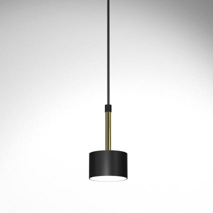 Κρεμαστό φωτιστικό οροφής ARENA 1xGX53/11W/230V μαύρο/χρυσό