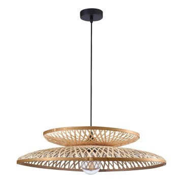 Κρεμαστό φωτιστικό οροφής BALI 1xE27/20W/230V διάμετρος 60 cm μπαμπού