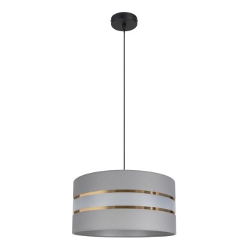 Κρεμαστό φωτιστικό οροφής CORAL 1xE27/60W/230V δ. 40 cm γκρι