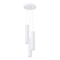 Κρεμαστό φωτιστικό οροφής KARBON 3xGU10/10W/230V λευκό