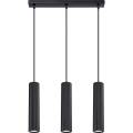 Κρεμαστό φωτιστικό οροφής KARBON 3xGU10/10W/230V μαύρο