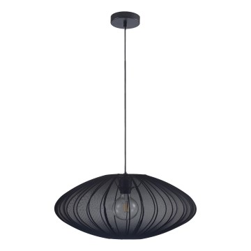 Κρεμαστό φωτιστικό οροφής KINU 1xE27/20W/230V διάμετρος 50 cm μαύρο
