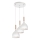 Κρεμαστό φωτιστικό οροφής NOAK WOOD 3xE27/15W/230V λευκό/οξιά