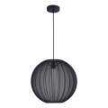 Κρεμαστό φωτιστικό οροφής SENSAI 1xE27/20W/230V διάμετρος 40 cm μαύρο