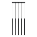 Κρεμαστό φωτιστικό οροφής ράγα PASTELO 5xG9/8W/230V μαύρο