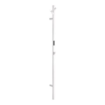 Κρεμάστρα πετσετών 12,4x172 cm ανοξείδωτη/λευκή