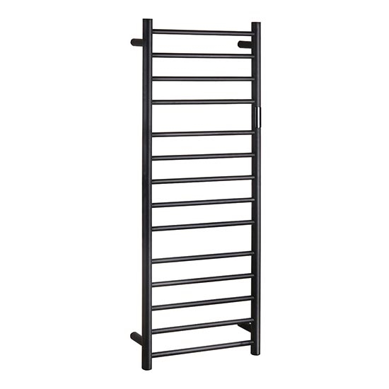 Κρεμάστρα πετσετών 45x132 cm ανοξείδωτη/μαύρη