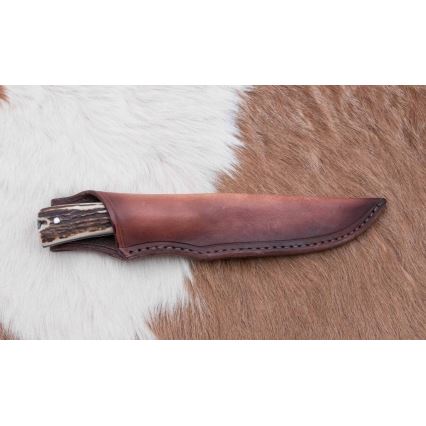 Κυνηγετικό μαχαίρι αποστολών 12 cm κέρατο ελαφιού