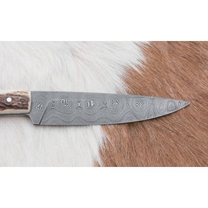 Κυνηγετικό μαχαίρι αποστολών 12 cm κέρατο ελαφιού