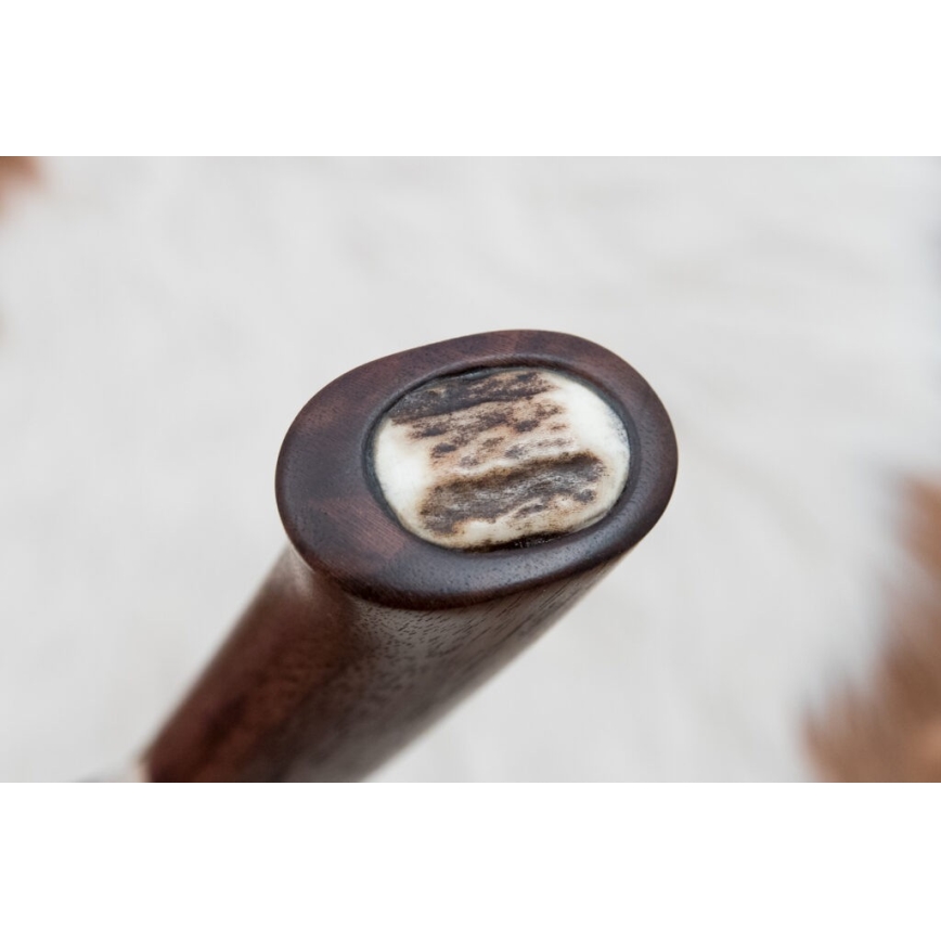 Κυνηγετικό μαχαίρι Δαμασκού 11,8 cm καρυδιά/κέρατο ελαφιού