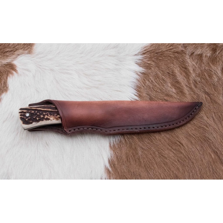 Κυνηγετικό μαχαίρι Δαμασκού 11 cm κέρατο ελαφιού