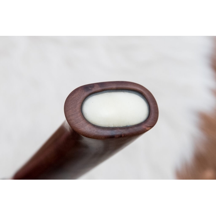 Κυνηγετικό μαχαίρι Δαμασκού 12,4 cm Σημύδα/κέρατο ταράνδου