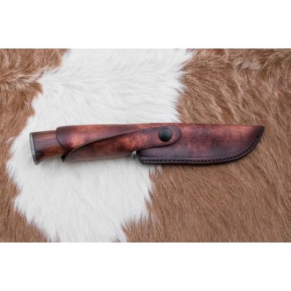 Κυνηγετικό μαχαίρι Δαμασκού 13,8 cm ironwood/κόκκαλο βουβαλιού