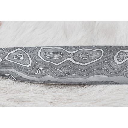 Κυνηγετικό μαχαίρι Δαμασκού 13,8 cm ironwood/κόκκαλο βουβαλιού