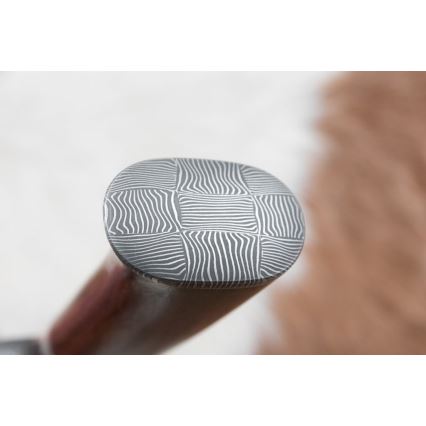 Κυνηγετικό μαχαίρι Δαμασκού 13,8 cm ironwood/κόκκαλο βουβαλιού