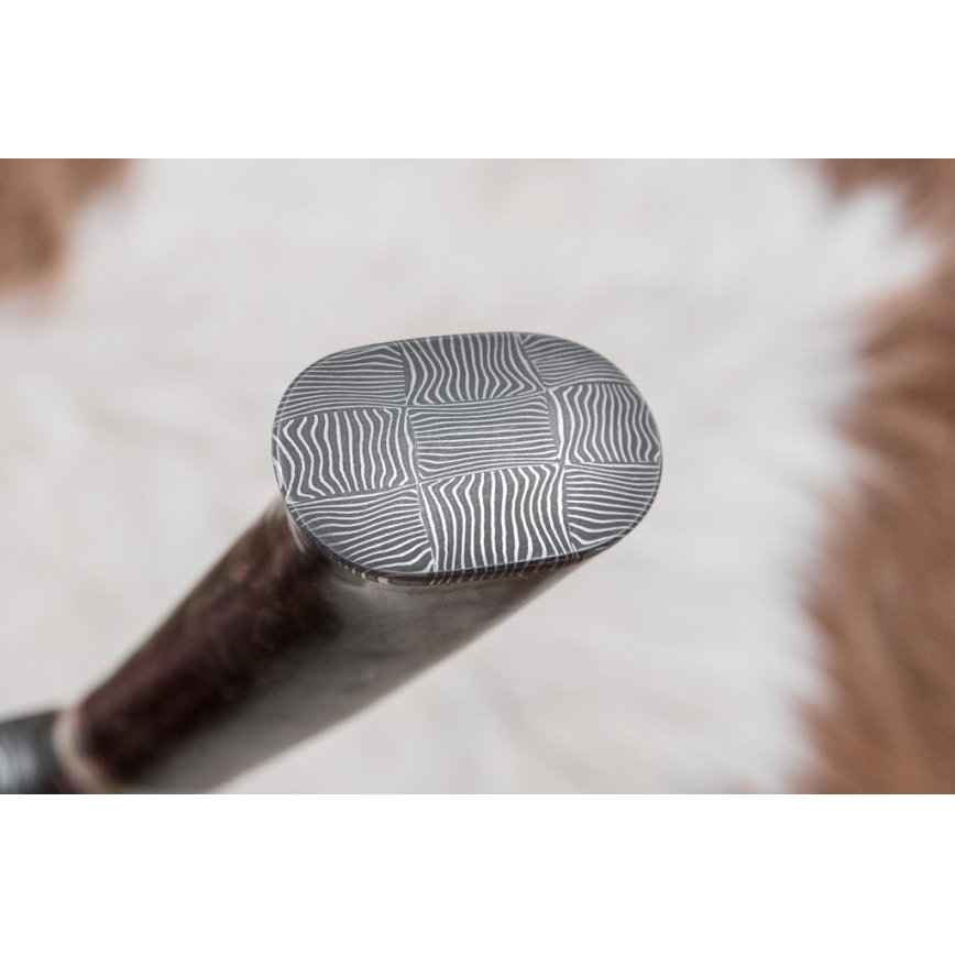 Κυνηγετικό μαχαίρι Δαμασκού 13,8 cm Σημύδα/κόκκαλο καμήλας