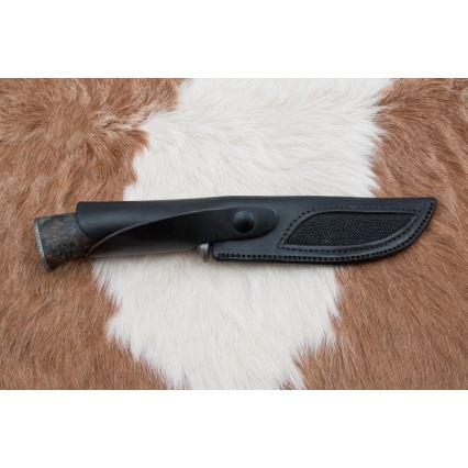 Κυνηγετικό μαχαίρι Δαμασκού 14,5 cm σκλήθρο/σερπεντινίτης