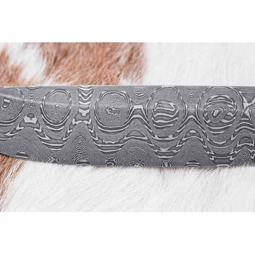 Κυνηγετικό μαχαίρι Δαμασκού 14,5 cm σκλήθρο/σερπεντινίτης