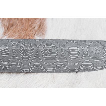 Κυνηγετικό μαχαίρι Δαμασκού 14,5 cm σκλήθρο/σερπεντινίτης