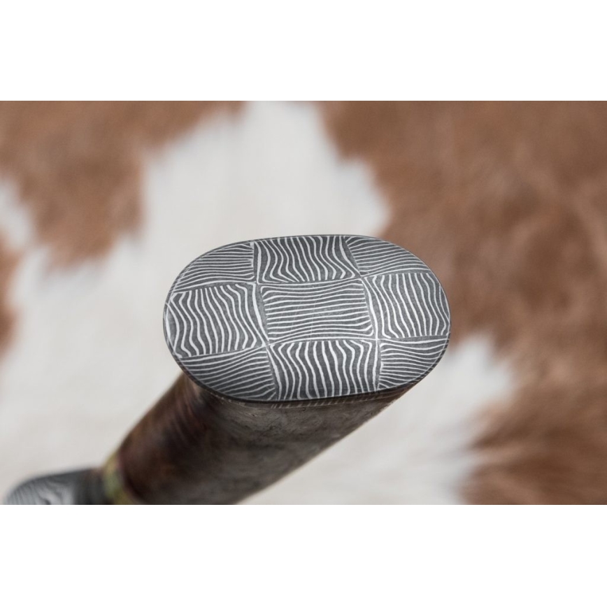 Κυνηγετικό μαχαίρι Δαμασκού 14,5 cm σκλήθρο/σερπεντινίτης