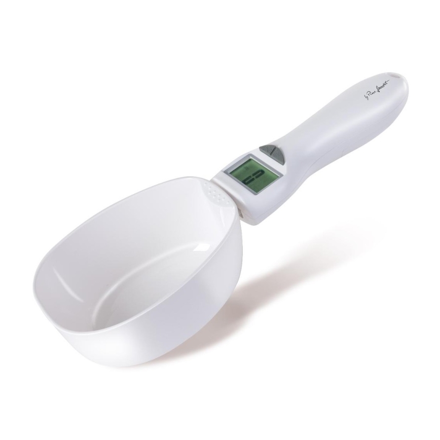 Lamart - Κουτάλα ζύγισης με οθόνη LCD 2xAAA λευκή