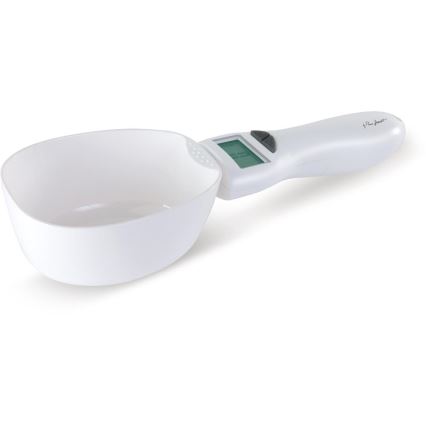 Lamart - Κουτάλα ζύγισης με οθόνη LCD 2xAAA λευκή