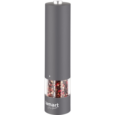 Lamart - Ηλεκτρικός μύλος μπαχαρικών 4xAA γκρι