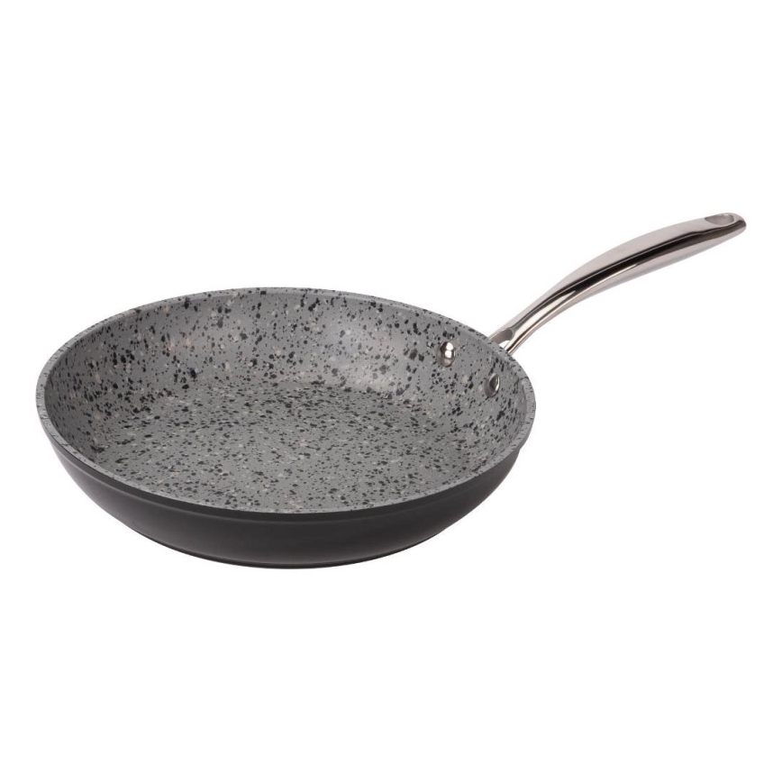 Lamart - Τηγάνι Granite  26 cm μαύρο/γκρι/ανοξείδωτο ατσάλι