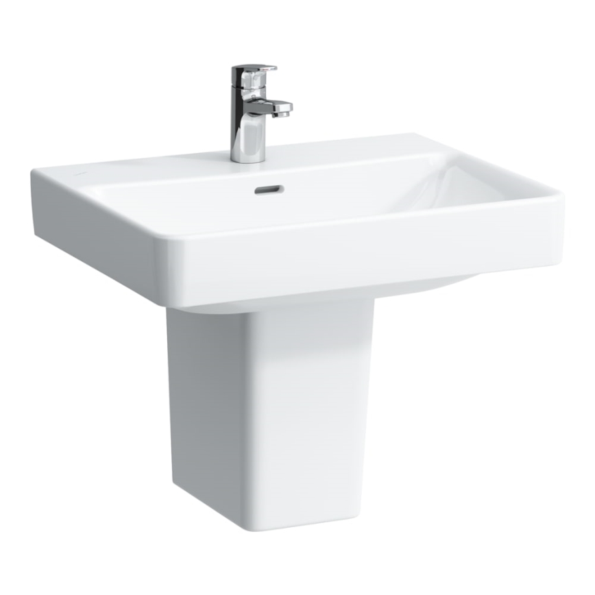 LAUFEN H8109630001091 - Νιπτήρας μπάνιου/κρεμαστός ή για έπιπλο PRO 60x46,5 cm κεραμικός/λευκό