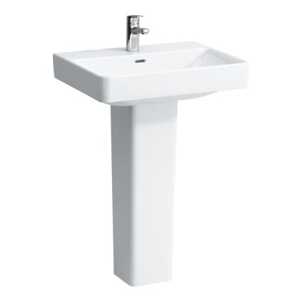 LAUFEN H8109630001091 - Νιπτήρας μπάνιου/κρεμαστός ή για έπιπλο PRO 60x46,5 cm κεραμικός/λευκό