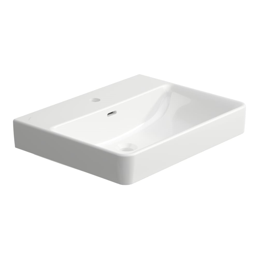LAUFEN H8109630001091 - Νιπτήρας μπάνιου/κρεμαστός ή για έπιπλο PRO 60x46,5 cm κεραμικός/λευκό