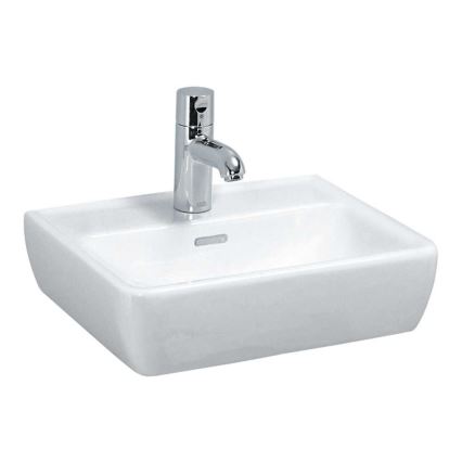 LAUFEN H8119510001041 - Νιπτήρας για πάγκο/κρεμαστό PRO 45x34 εκ. κεραμικό/λευκό