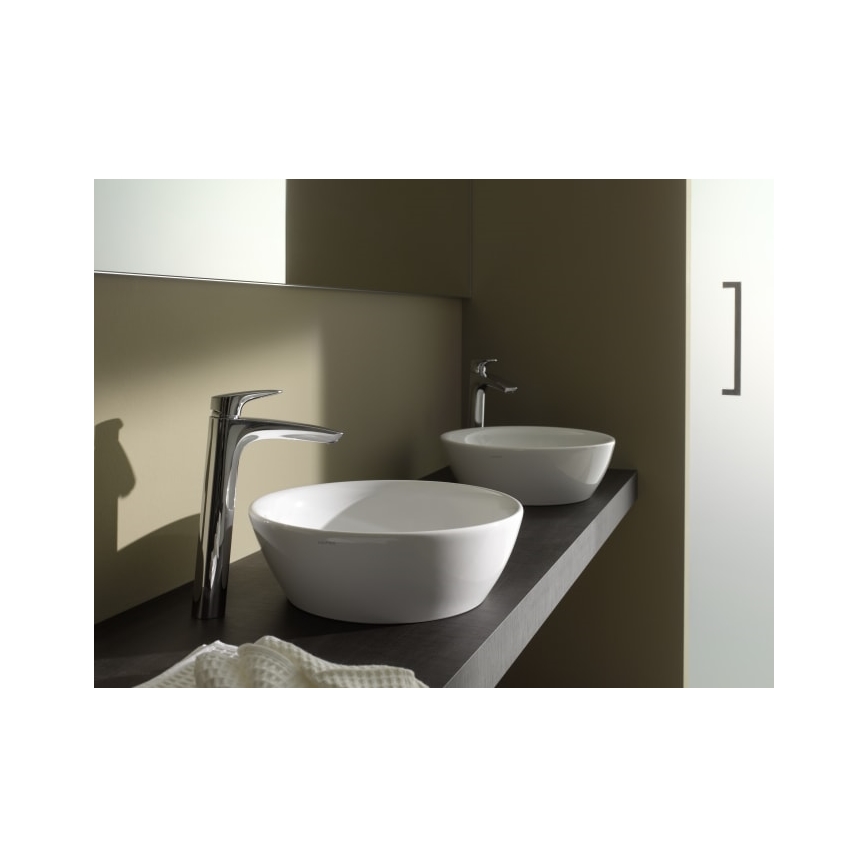 LAUFEN H8129620001091 - Νιπτήρας μπάνιου PRO διάμετρος 42 cm κεραμικός/λευκό