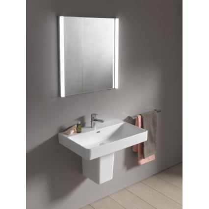 LAUFEN H8189580001041 - Νιπτήρας για πάγκο/κρεμαστός PRO 55x38 cm κεραμικός/λευκός